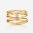 Anillo de compromiso de oro 18K con diamante
