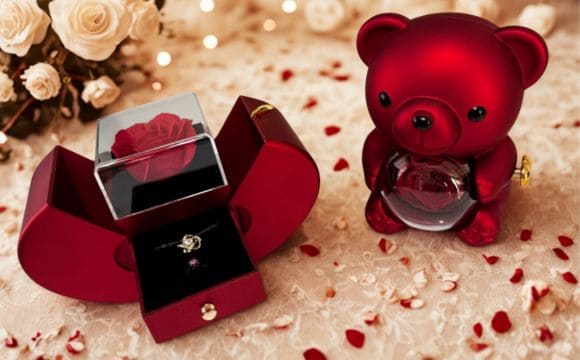 estuche anillo premium