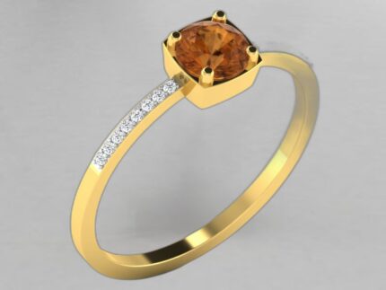 Trazo Fino — Aro Ultraligero en Oro 18K
