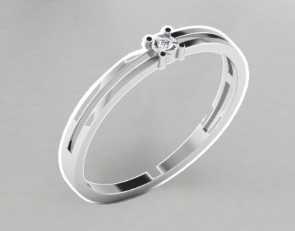 Anillo Trama Sencilla