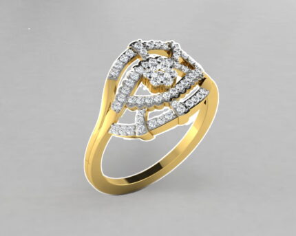 Anillo Promesa Clara — contorno ligero