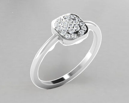 Anillo Huella Serena — perfil pulido